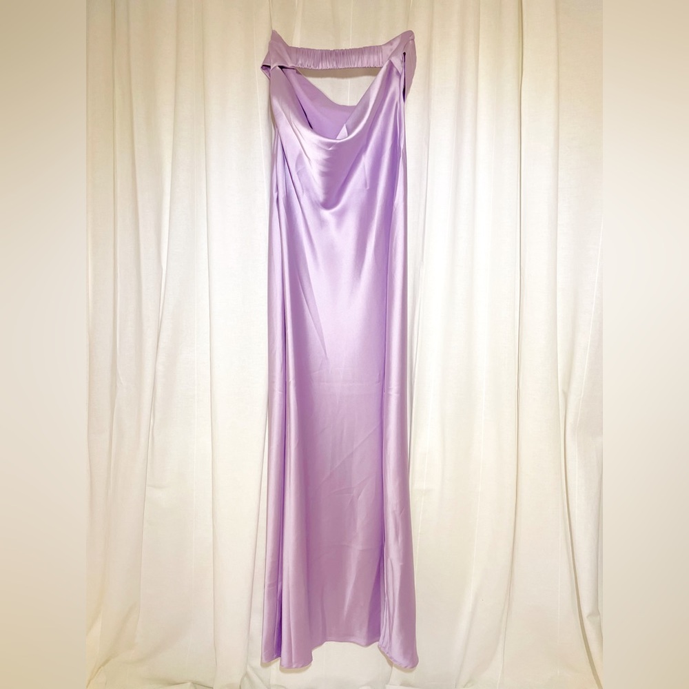 Lavender wedding guest dress